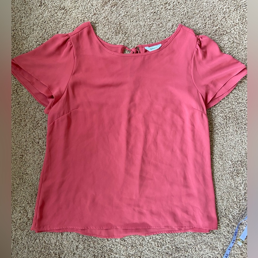 Reitman’s Size XL Salmon Pink Blouse